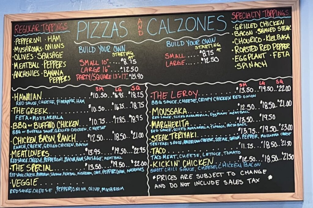 Exeter Town Pizza Inc Menu 7
